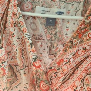 Maternity maxi dress, old navy size xs